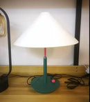 Axyaa Bamboo Hat LED Desk Lamp for Living Room and Bedroom Lighting