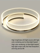 Axyaa LED Full-Spectrum Eye-Protection Ceiling Lamp, Modern Minimalist Master Bedroom Light
