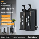 Axyaa 500ml Shampoo Conditioner Dispenser Wall Mounts Hand Sanitizer Set