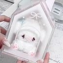 Axyaa Acrylic Dollhouse Storage & Pen Holder | Pink House Display Stand