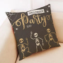 Axyaa Halloween Pillow Cover in European Linen for Spooky Fun