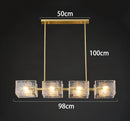 Axyaa Modern Stair Chandelier Pendant Lamp for Living Room, Interior Lighting