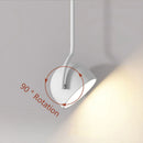 Axyaa LED Bedside Pendant Light Modern Decorative Chandelier White/Black Lighting Fixtures