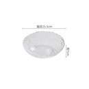 Axyaa Water Ripple Glass Salad Bowl - Specialty Tableware for Molecular Cuisine