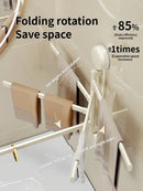 Axyaa Rotating Towel Rack | Bathroom & Kitchen Shelf Towel Rod