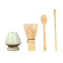 Axyaa Bamboo Tea Set: Whisk, Spoon, Brush - High Quality Japanese Teaware