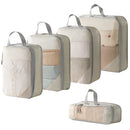 Axyaa Clothing Storage Bag Set, 5-Piece Expandable Travel Organizer Pack