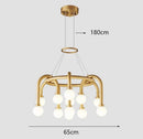 Axyaa Dining Room Chandelier | Indoor Ceiling Pendant Light Fixture | Salon Decor Lighting