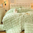 Axyaa 4kg Rabbit Plush Puff Velvet Four-Piece Set