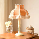 Axyaa Lace Princess LED Desk Lamp Pink Bedroom Bedside Study Lights