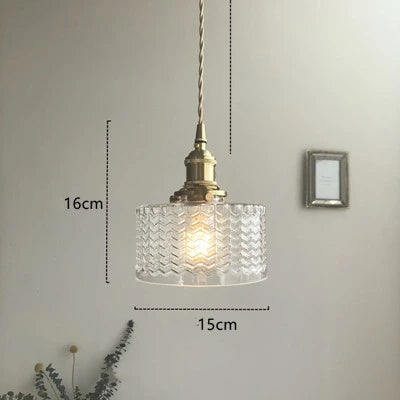 Nordic Green Glass LED Pendant Light by Axyaa - Modern Indoor Lighting