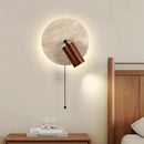 Axyaa Cave Stone Wall Light: Retro LED Bedside Atmosphere Lighting