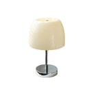 Axya Glass Table Lamp with USB Plug and LED Panel - Warm Light for Livingroom