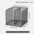 Axyaa Metal Desktop Bookshelf and Office Organization Rack for File and Document Storage