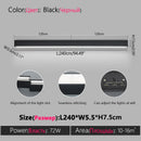 Axyaa Modern LED Ceiling Lamp with Clip Splicing and Three Color Light