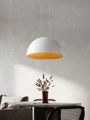 Axyaa Modern Wood Grain Chandelier for Dining Room and Bedroom
