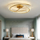 Axyaa Modern Crystal LED Ceiling Light - Luxury Dining Room, Kitchen and Bedroom Lighting Fixture