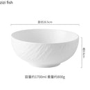 Axyaa Stone Patterned Large Capacity Ceramic Soup Bowl