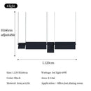 Axyaa Modern Chinese Zen LED Pendant Light for Bar Living Room Studio.