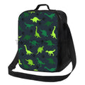 Axyaa Dino Insulated Lunch Bag - Portable Thermal Bento Tote for Kids, Boys, Girls