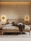 Yellow Cave Stone Wall Lamp by Axyaa, Wabi Sabi Style, Bedroom & Hotel Lighting