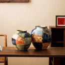 Ceramic Vase Set by Axyaa - Artistic Flower Vessels for Home Decor