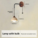 Axyaa Wabi Sabi Stone Wall Lamp: Modern LED Decor for Home, Restaurant, or Bar