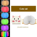 Axyaa LED Cartoon Book Lamp: Creative USB Foldable Reading Light for Children