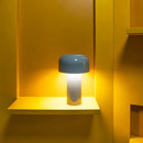 Axyaa Mushroom Table Lamp: Wireless Touch USB Rechargeable Night Light