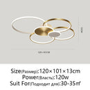 Axyaa Modern LED Chandelier with Remote Control for Home Lighting Decor