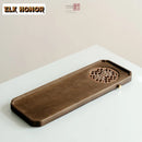 Axyaa Walnut Wood Tea Tray for Serving Chinese Tea Set
