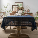 Axya Retro Crochet Tablecloth | Knitted Hollow Coffee Table Cover | Shooting Background Fabric
