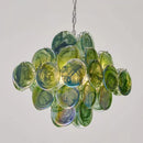 Axyaa Circular Glass Pendant Light for Living & Dining Rooms