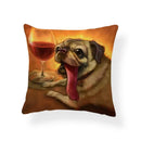 Axyaa Dog Breed Pillowcase Covers Set - Home Decorative Linen Cushion Case