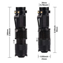 Axya UV Mini Blacklight Flashlight - Powerful Detector Light for Pet Urine