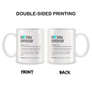 Axyaa Women's Shit Show Supervisor Mug - Funny Coworker Team Manager Gift