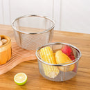 Axyaa Stainless Steel Rice Steamer with Oil Filter and Handle
