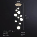 Axyaa Pebble Chandelier: Stylish Lighting for Living Room, Bedroom, Restaurant, Bar, Staircase