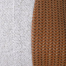 Axyaa Modern Luxury Leather Woven Pillow for Living Room Sofa