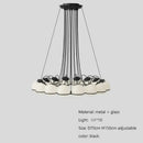 Axyaa Glass Ball LED Pendant Light for Living & Dining Room Decor