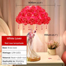 Axyaa Rose Wedding Table Lamp for Living Room Bedroom Bedhead Decoration