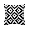 Axyaa Geometry Polyester Cushion Cover 45x45, Decorative Sofa Pillowcase Blue Yellow Black Home Décor