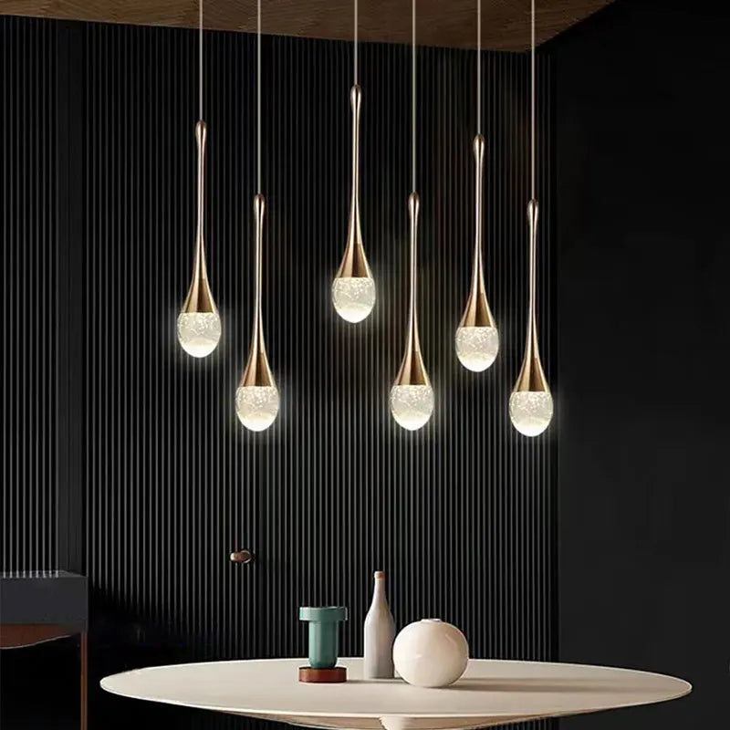 Axyaa Bubble Crystal Pendant Lights - Stylish Indoor Hanging Lamp