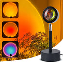 Axyaa Sunset Rainbow Projection Lamp Night Light for Atmosphere Mood in Bedroom