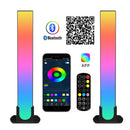 Axyaa RGB LED Floor Lamp: Smart APP Control Music Night Light Strip for Colorful Indoor Ambiance