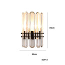 Axyaa Gold Black Luxury Crystal Chandelier Hanging Lamp for Indoor Lighting