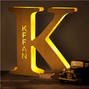 Axyaa Personalized Engraved Name LED Night Light for Couples Baby Kid Room