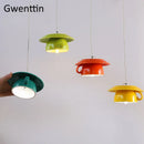 Axyaa Ceramic Cup Pendant Light Chandelier for Modern Nordic Home Decor