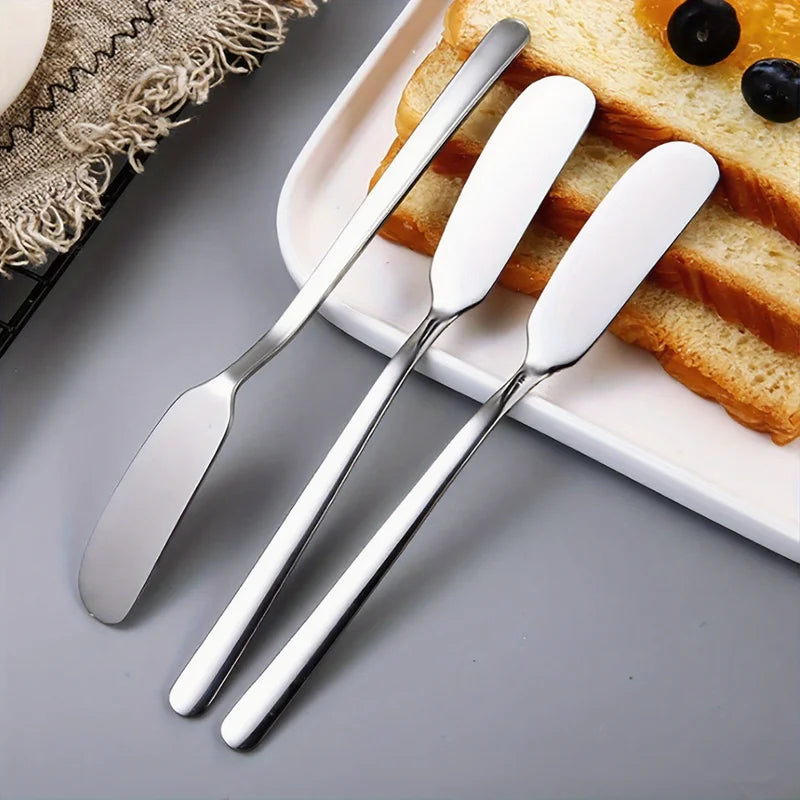 Axyaa Cheese Cutter & Golden Butter Knife Set