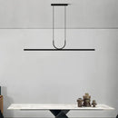 Axyaa LED Strip Chandelier for Restaurant Tea Room Office Bar Bedroom Living Dining